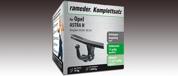 Anhängerkupplung Rameder Komplettsatz Opel Astra-Bild